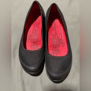 ECCO BIOM LITE Ballerina Flats - Black Slip-Ons Like NEW size 6 / 6.5 /EU 37